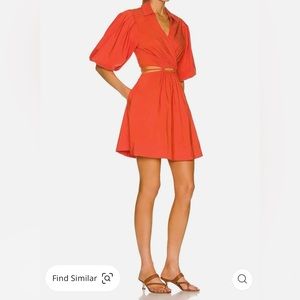Jonathan Simkhai Red Mini Dress